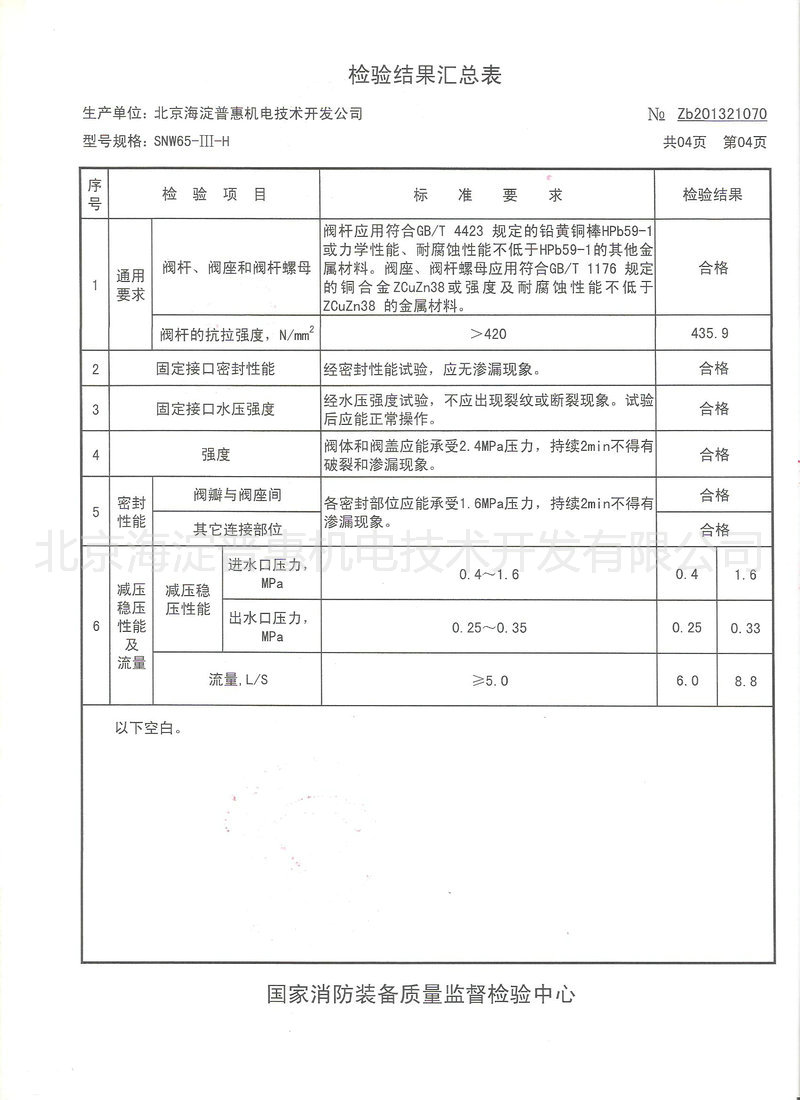 SNW65-III-H消火栓